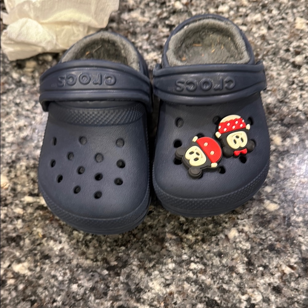 CROCS Blue Slippers with Classic Design